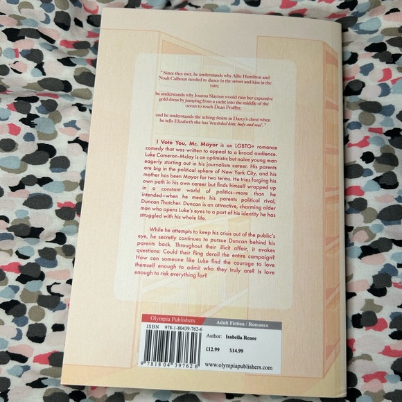 I Vote You, Mr Mayor (Novel) by Isabella Renee - Picture 4 of 4